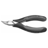 Electronics snipe-nosed pliers, angled 45°  115 mm