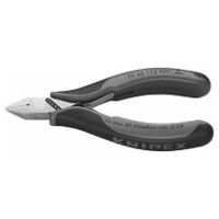 Electronics side cutter, mirror-polished, pointed head  115 mm