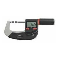 Micrómetro para exteriores digital para la medición de ranuras