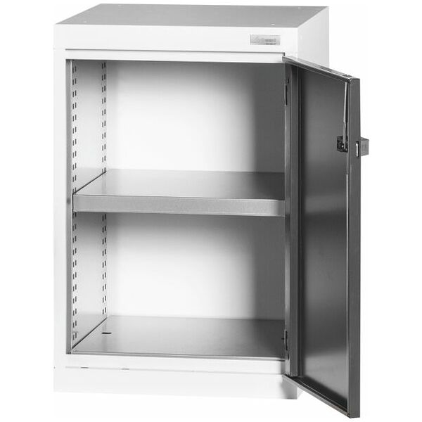 Base cabinet with Plain sheet metal swing doors 750 mm