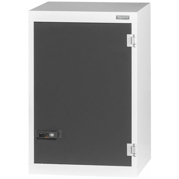 Top-mounted cabinet with Plain sheet metal swing doors 750 mm
