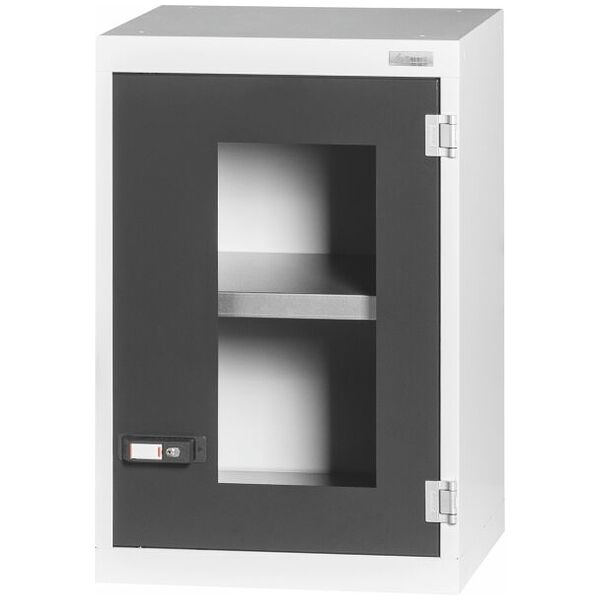 Top-mounted cabinet with Viewing window swing doors 750 mm