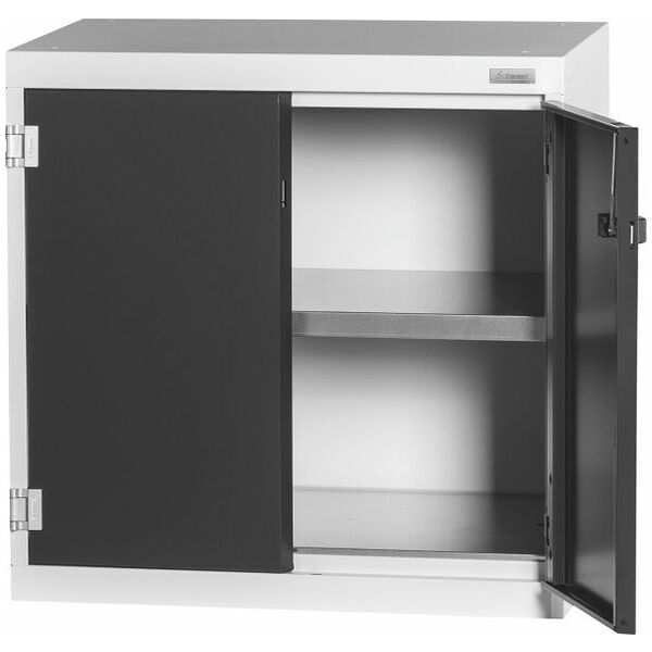 Base cabinet with Plain sheet metal swing doors 800 mm