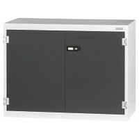 Base cabinet with drawer, Plain sheet metal swing doors Base cabinet36×16G