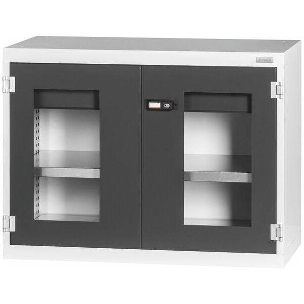 Base cabinet with drawer, Viewing window swing doors 800 mm