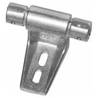Intermediate bracket for aluminium tube