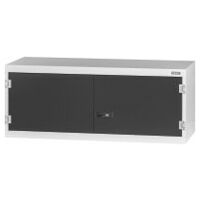 Top-mounted cabinet with Plain sheet metal swing doors
