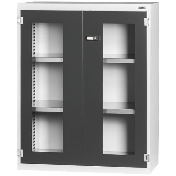 Base cabinet with Viewing window swing doors 1250 mm