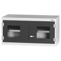 Top-mounted cabinet with Viewing window swing doors