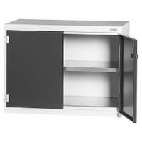 Base cabinet with Plain sheet metal swing doors