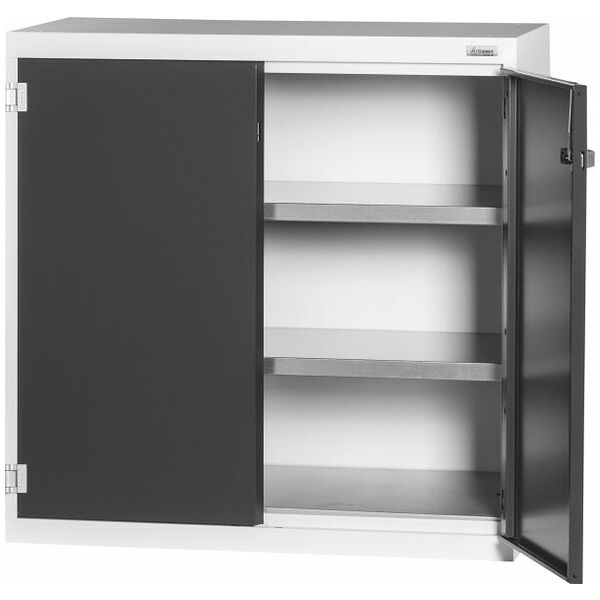 Base cabinet with Plain sheet metal swing doors 1000 mm