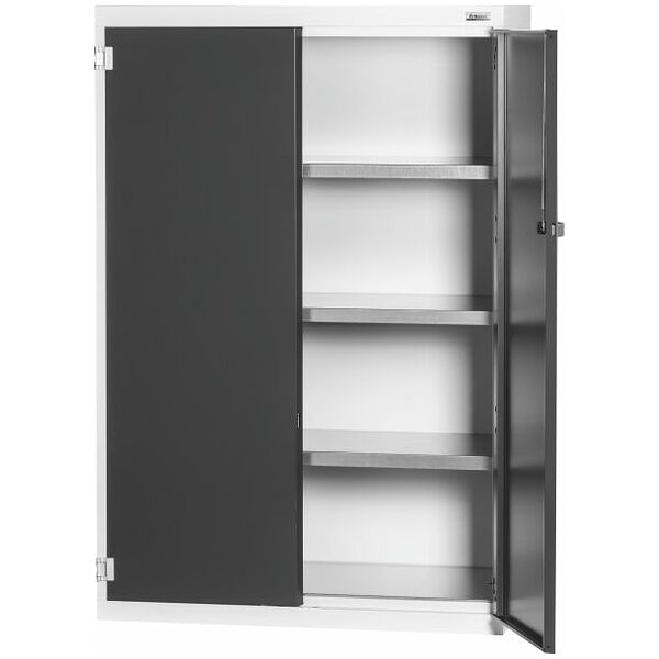 Base cabinet with Plain sheet metal swing doors 1500 mm