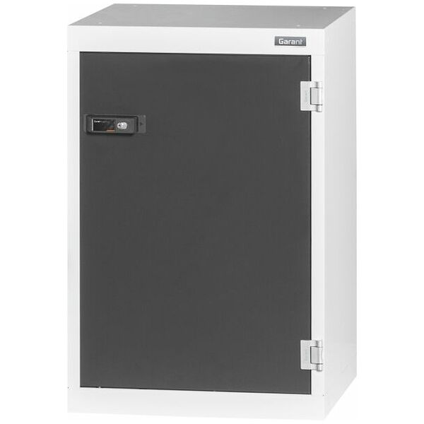 Base cabinet with plain sheet metal swing doors 800 mm