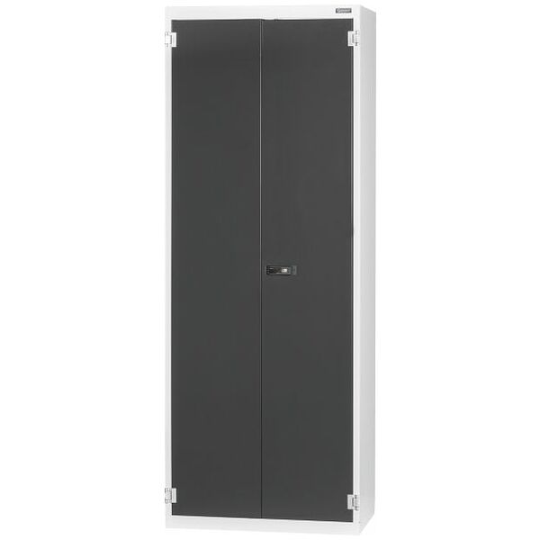Base cabinet with plain sheet metal swing doors 2000 mm