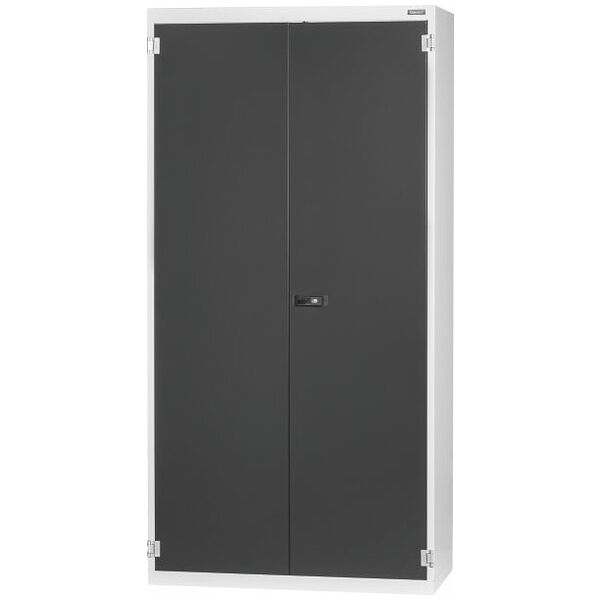 Base cabinet with plain sheet metal swing doors 2000 mm