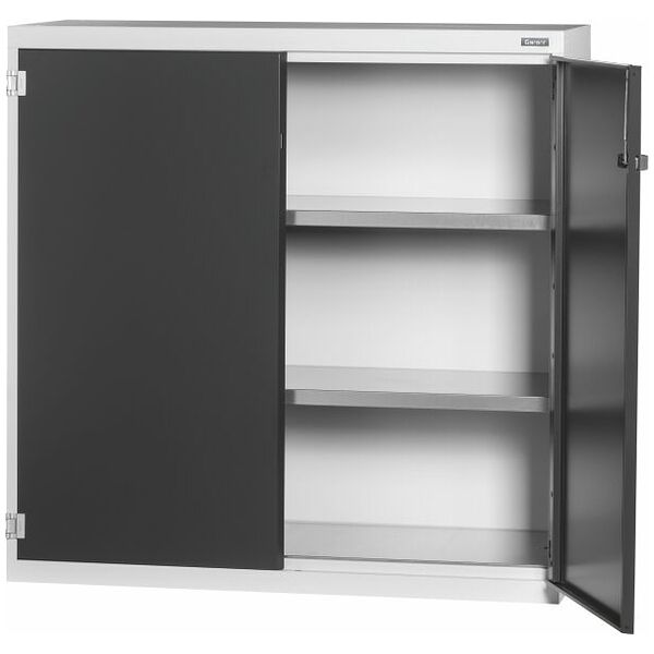 Base cabinet with Plain sheet metal swing doors 1250 mm