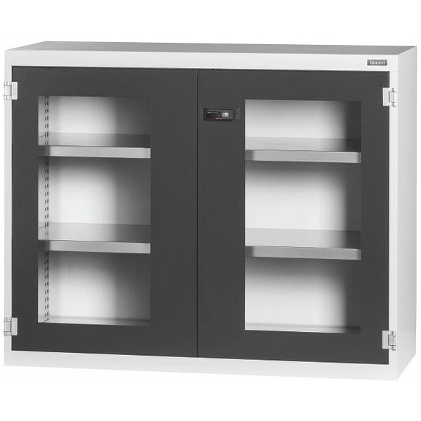 Base cabinet with Viewing window swing doors 1250 mm
