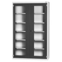 Base cabinet with Viewing window swing doors, Height: 2000mm