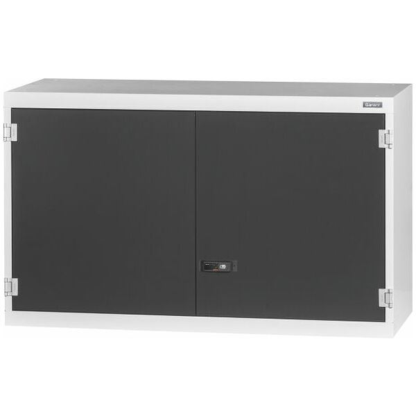 Top-mounted cabinet with Plain sheet metal swing doors 750 mm