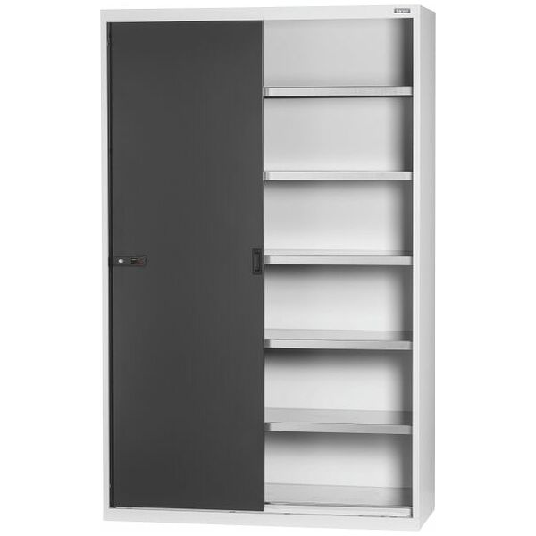 Base cabinet with Plain sheet metal sliding doors 2000 mm