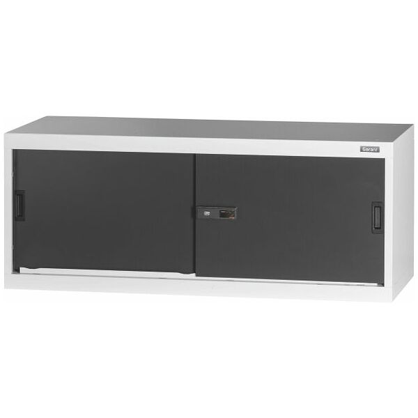Plain Sheet Metal Sliding Doors, Low Storage Cabinet With Sliding Doors