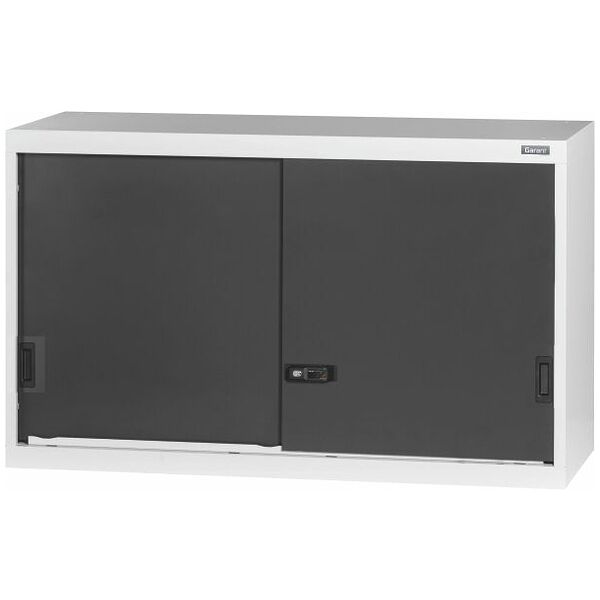 Top-mounted cabinet with Plain sheet metal sliding doors 750 mm
