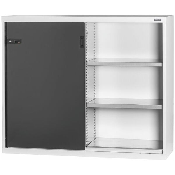 Base cabinet with Plain sheet metal sliding doors 1250 mm