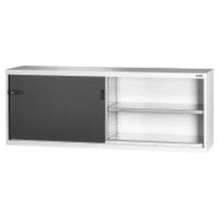 Base cabinet with Plain sheet metal sliding doors
