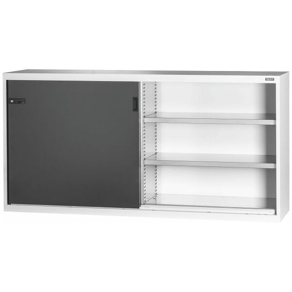 Base cabinet with Plain sheet metal sliding doors 1000 mm
