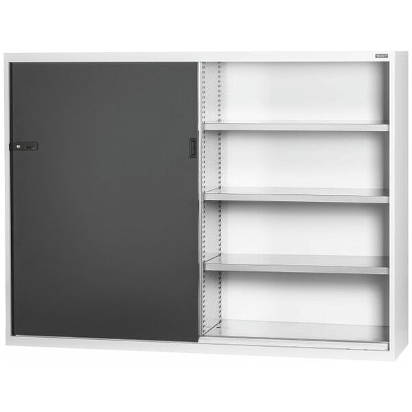 Base cabinet with Plain sheet metal sliding doors 1500 mm