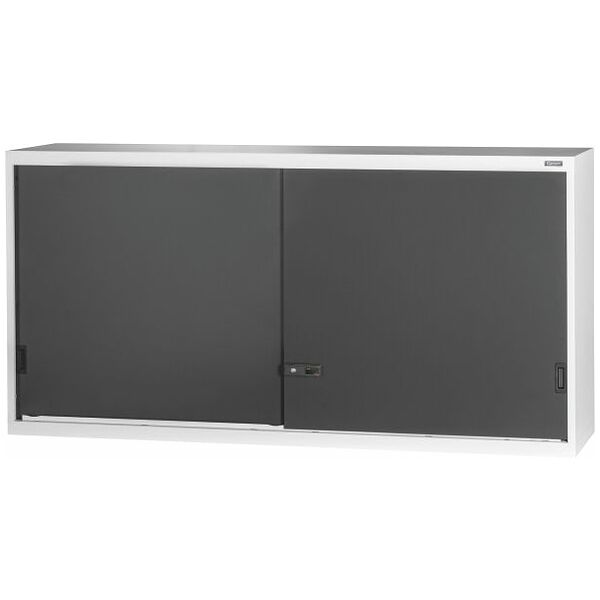 Top-mounted cabinet with Plain sheet metal sliding doors 1000 mm