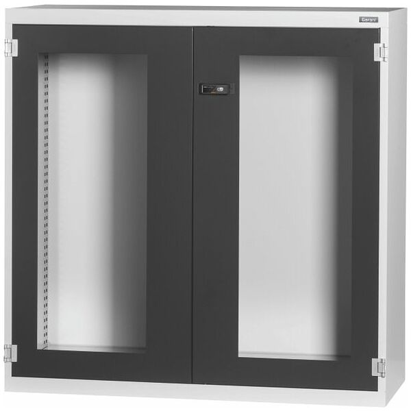 Armario base con puertas batientes transparentes 1250 mm