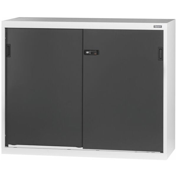 Base cabinet with Plain sheet metal sliding doors 1000 mm