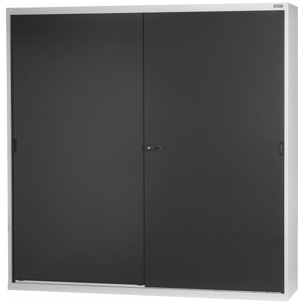 Base cabinet with Plain sheet metal sliding doors 2000 mm