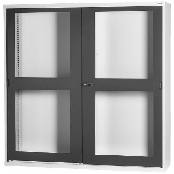 Osnovna omara z drsnimi vrati z oknom 2000 mm