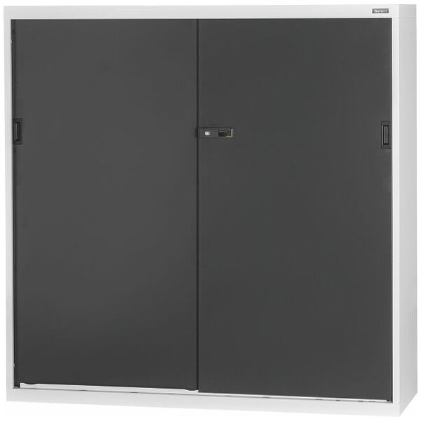 Base cabinet with Plain sheet metal sliding doors 1500 mm