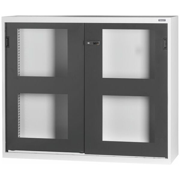 Armario base con puertas correderas transparentes 1250 mm