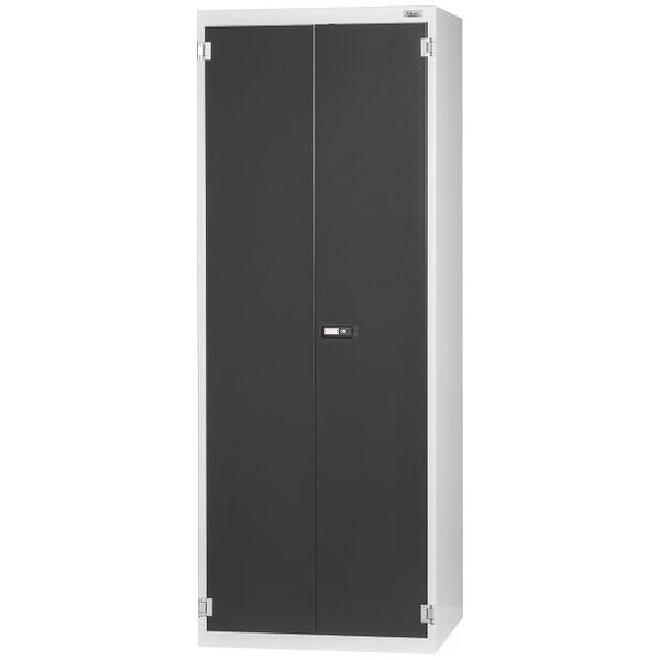 Large-capacity base cabinet with plain sheet metal swing doors 2000 mm