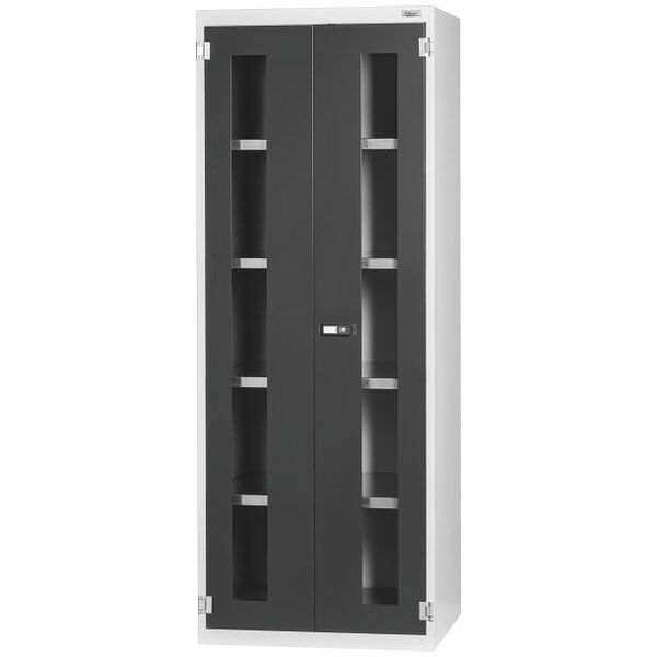 Large-capacity base cabinet with Viewing window swing doors 2000 mm