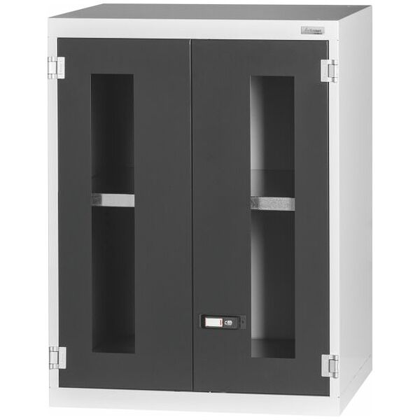 Large-capacity top-mounted cabinet with Viewing window swing doors 1000 mm