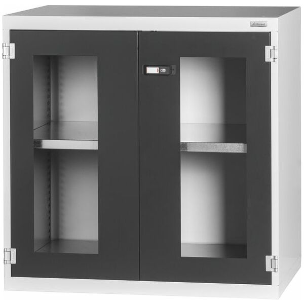 Large-capacity base cabinet with Viewing window swing doors 1000 mm