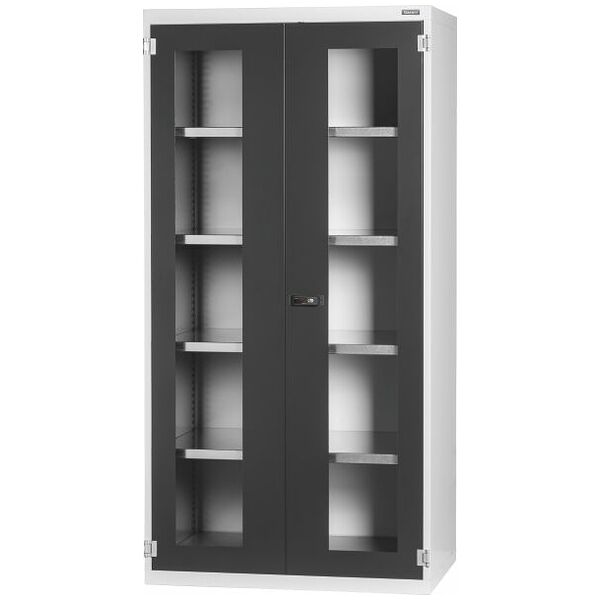 Large-capacity base cabinet with Viewing window swing doors 2000 mm