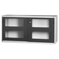 Large-capacity base cabinet with Viewing window sliding doors