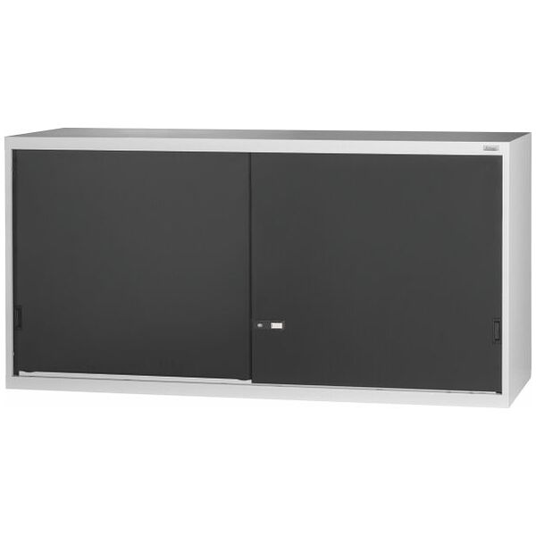 Large-capacity top-mounted cabinet with Plain sheet metal sliding doors 1000 mm