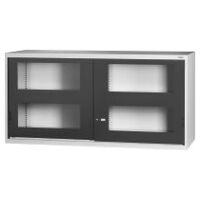 Large-capacity top-mounted cabinet with Viewing window sliding doors 1000 mm