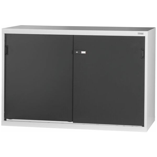 Large-capacity base cabinet with Plain sheet metal sliding doors 1000 mm