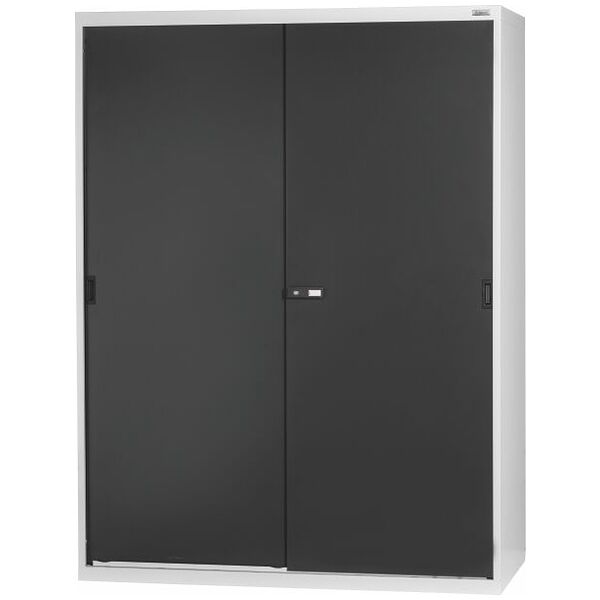 Large-capacity base cabinet with Plain sheet metal sliding doors 2000 mm