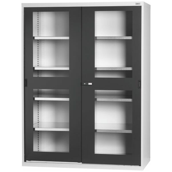 Large-capacity base cabinet with Viewing window sliding doors 2000 mm