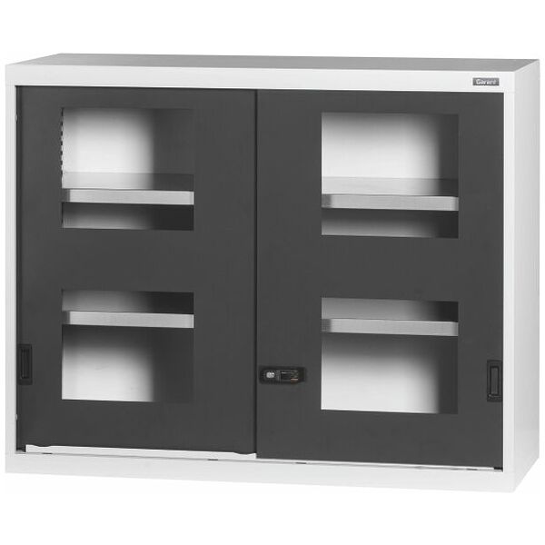 Top-mounted cabinet with Viewing window sliding doors 1000 mm