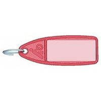 Key fob set, 10 pieces  RED